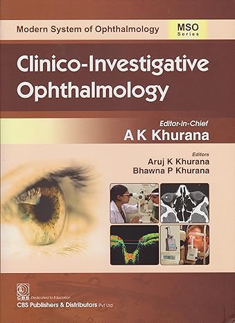 Clinico Investigative Ophthalmology (Mso Series) (Hb 2018) 